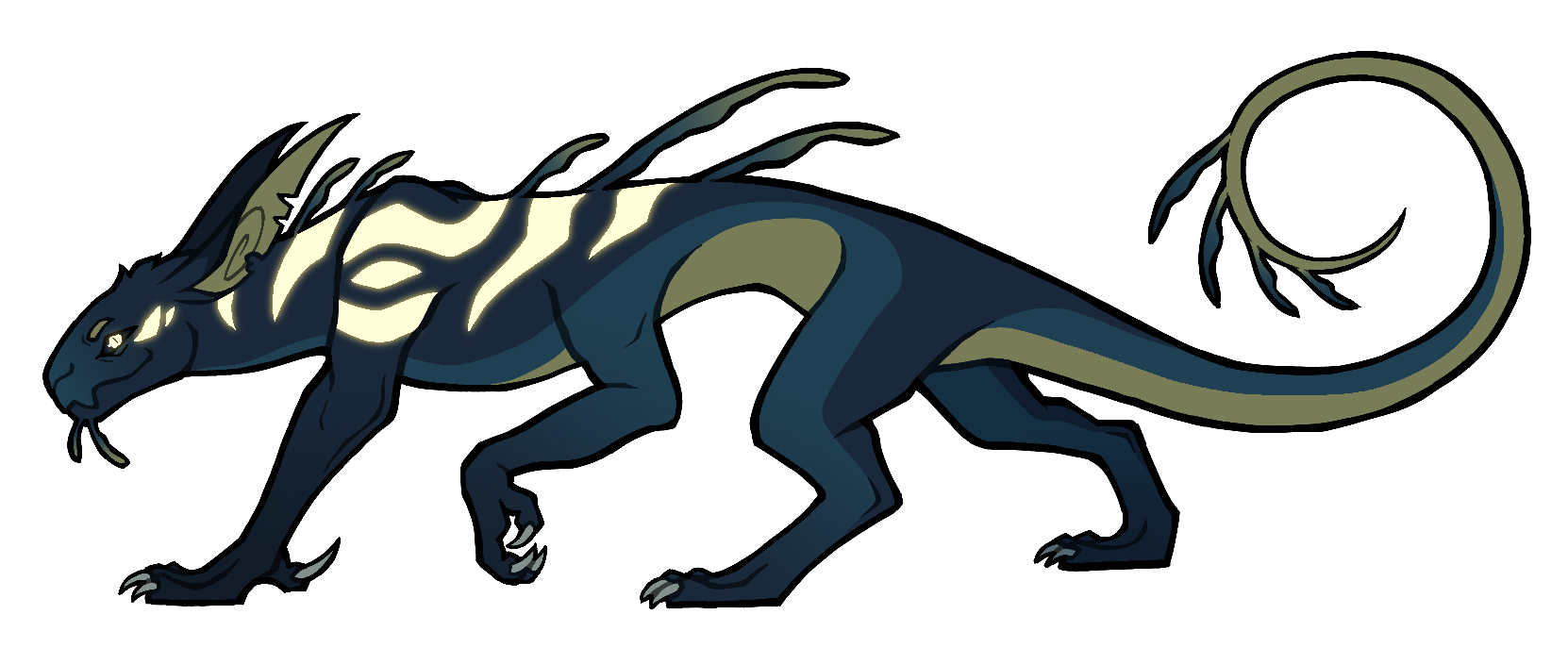Teretosi can illuminate each of their stripes individually.